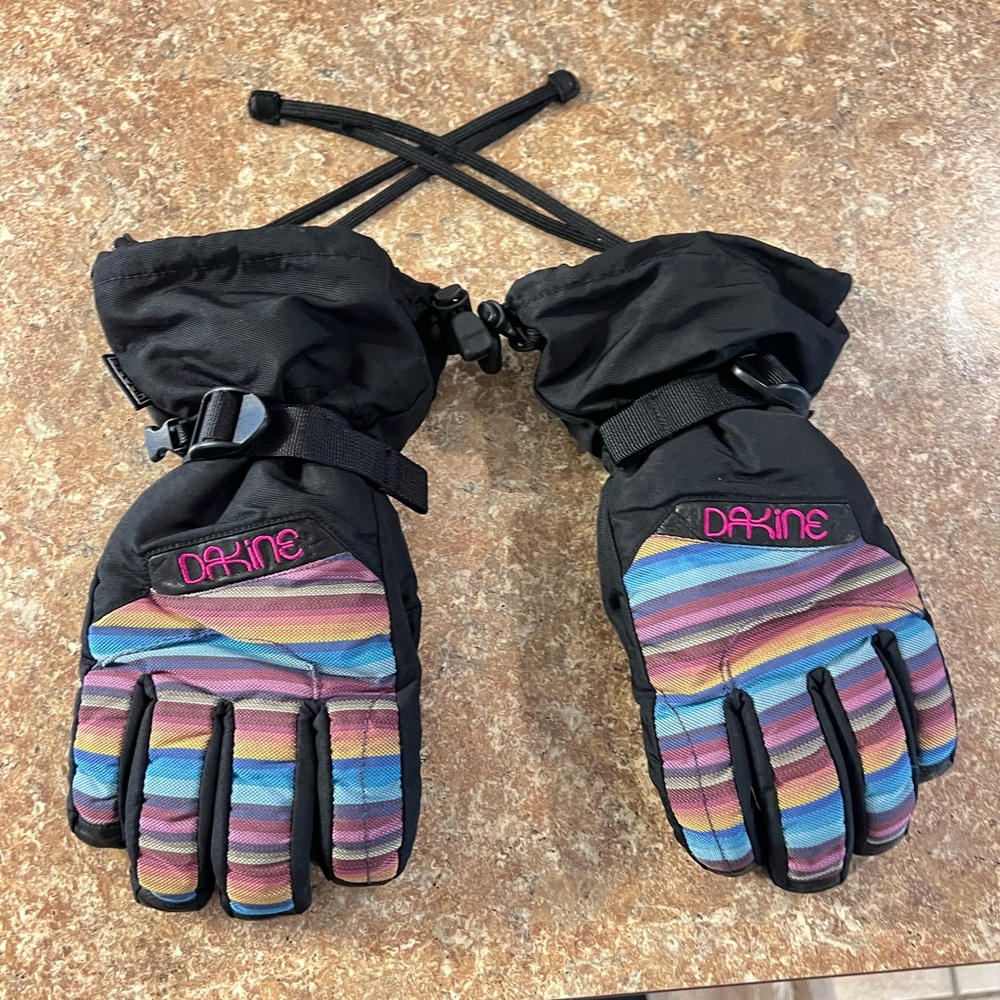 Dakine Tahoe Short Snowboard & Ski Gloves Adult Unisex Fiesta/Black Large